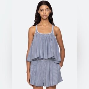 NEW NWT SEA NEW YORK HELMI OUTFIT SHIRT SHORTS